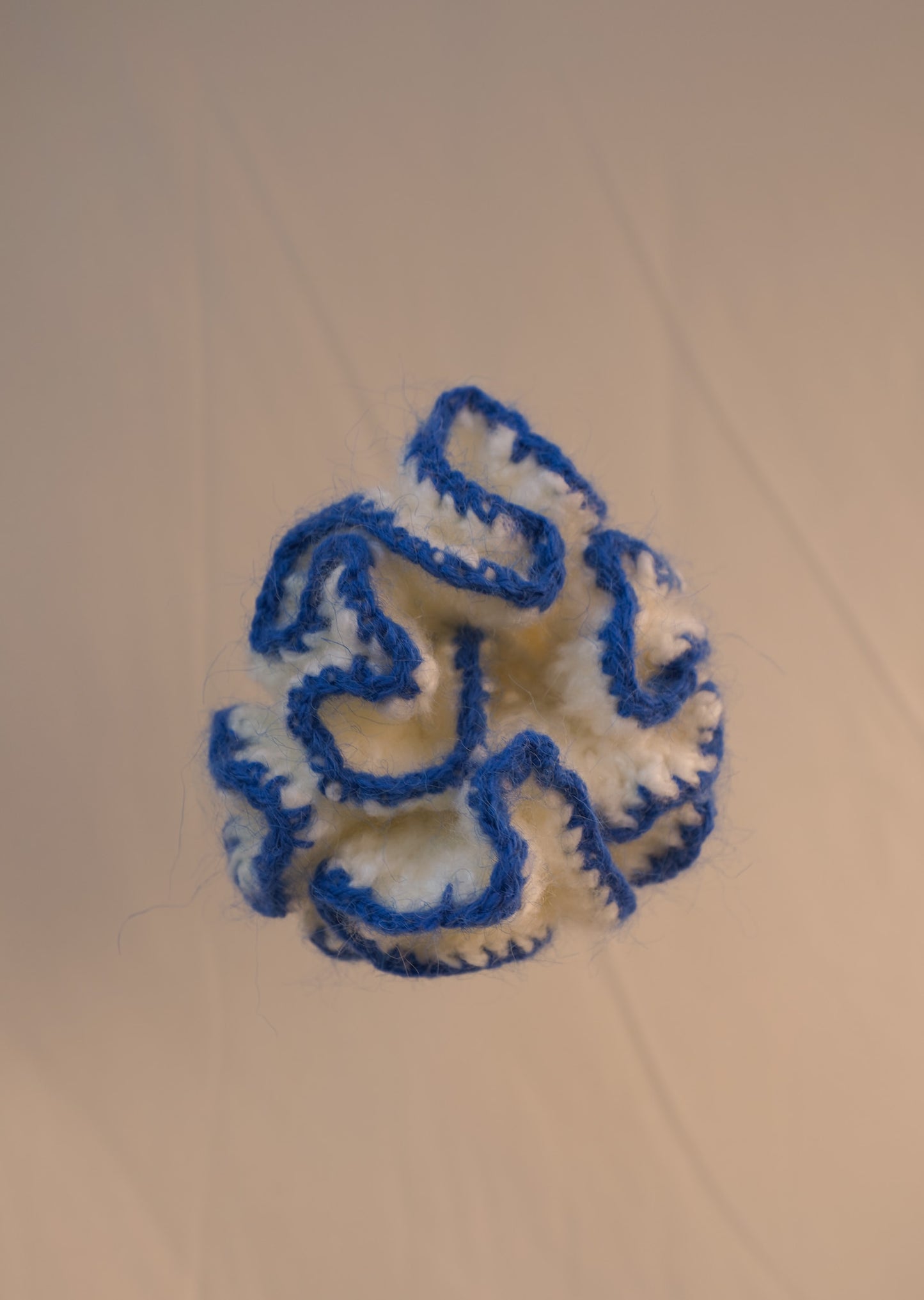 Le scrunchie bleu