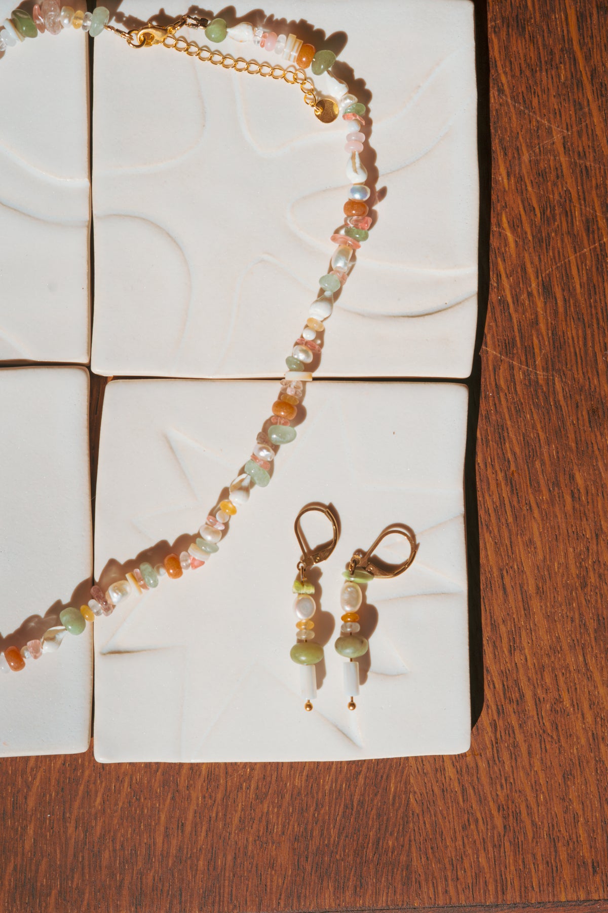 Boucles mini Lagon Clair