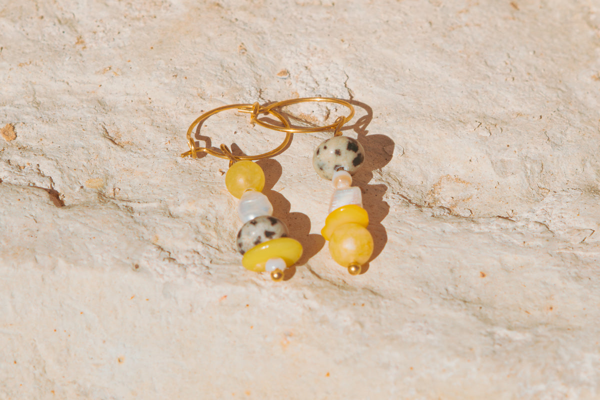 Boucles mini Sable d'été