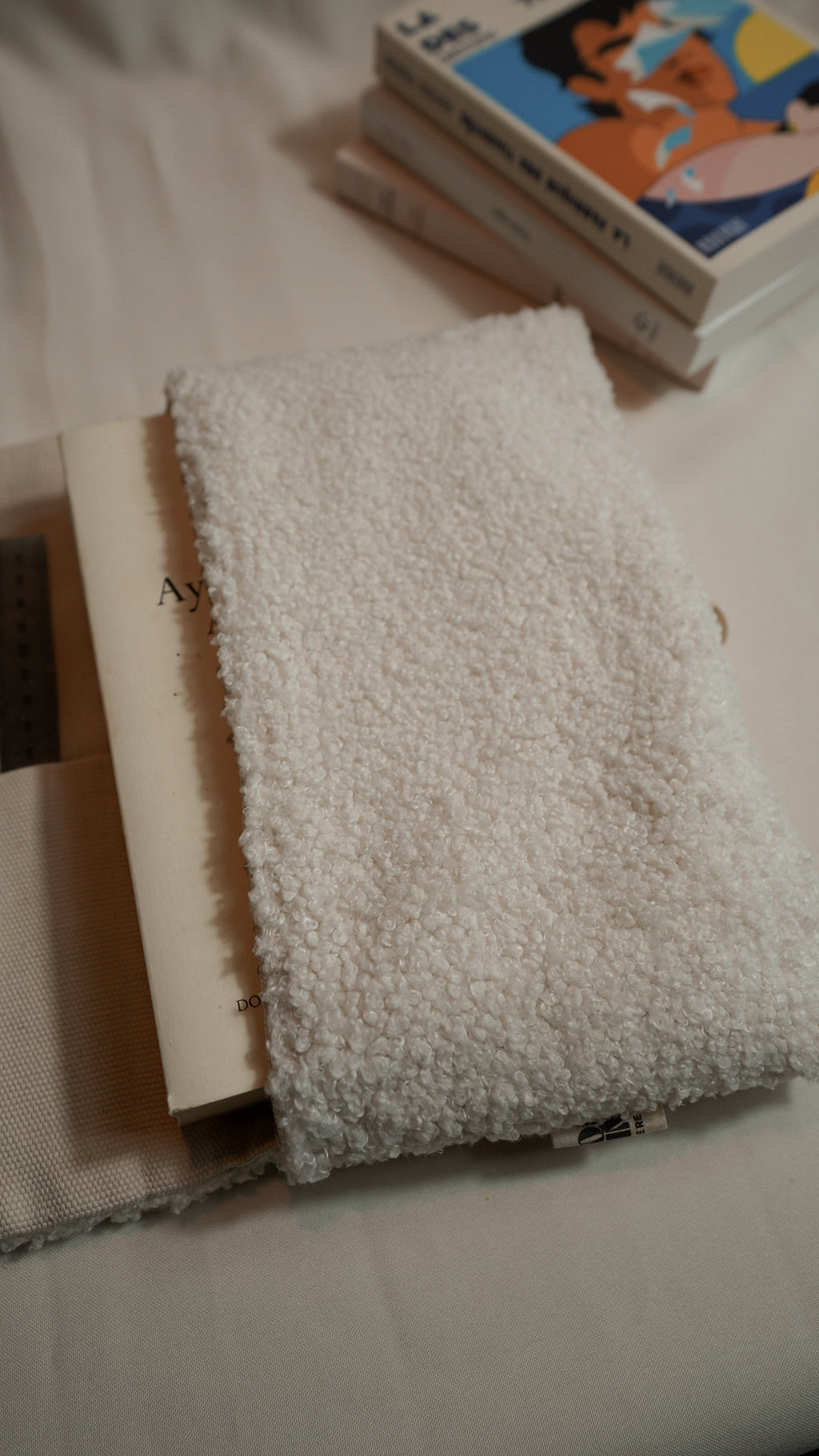 Housse de livre - sherpa