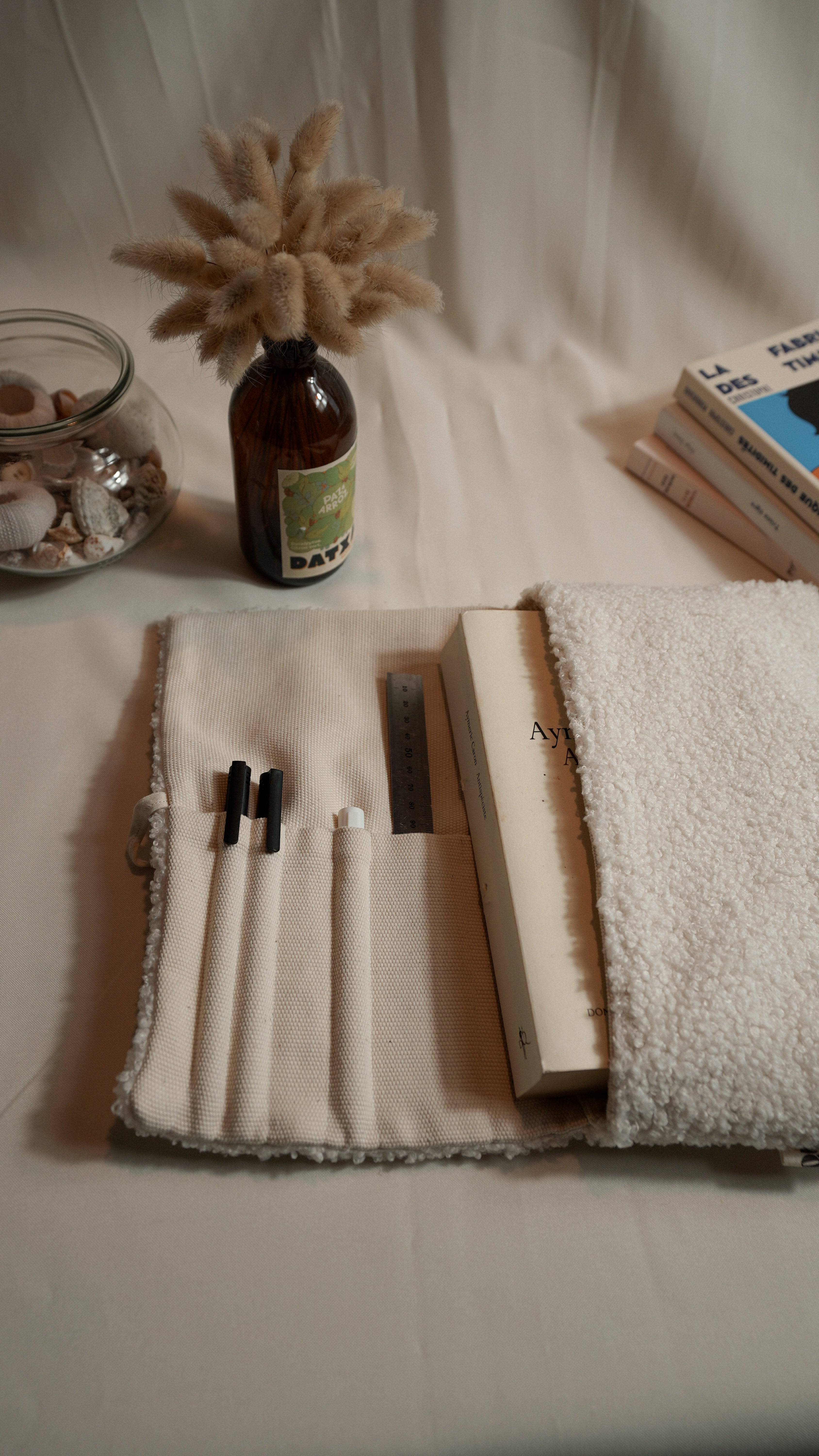 Housse de livre - sherpa