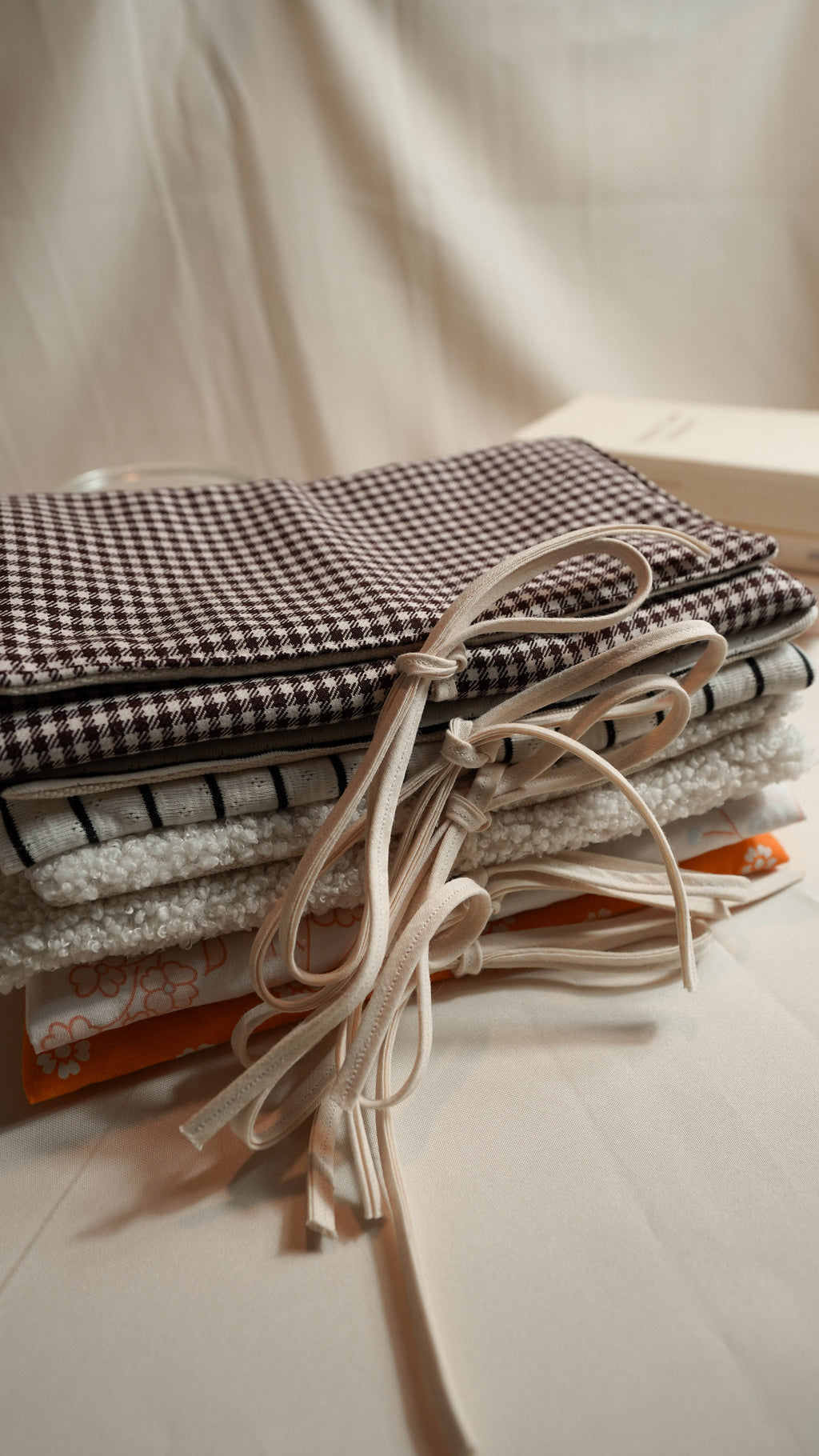 Housse de livre - pied de poule